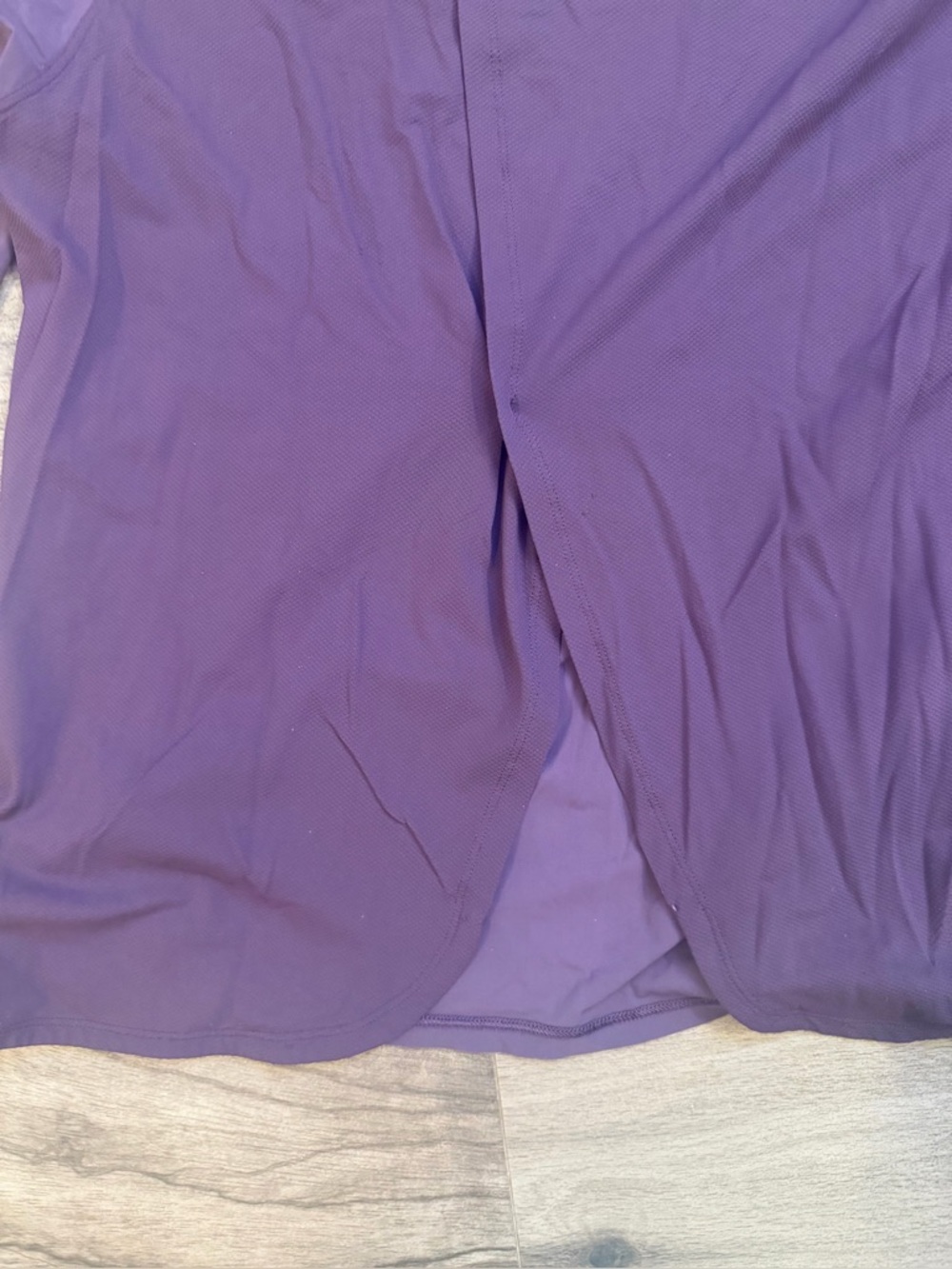 Mesh Panelled Running Long Sleeve Grape Thistle Size 6 - Picture 8 of 8